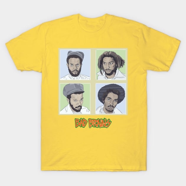 BAD BRAINS TEAM T-Shirt by Kankiku Studio